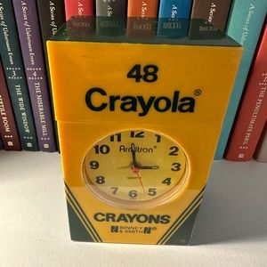 Vintage Crayola Armitron Alarm Clock